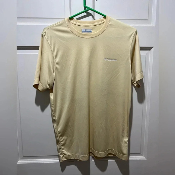 Columbia Men’s T-Shirt | Size: S | Color: Yellow - Picture 1 of 4